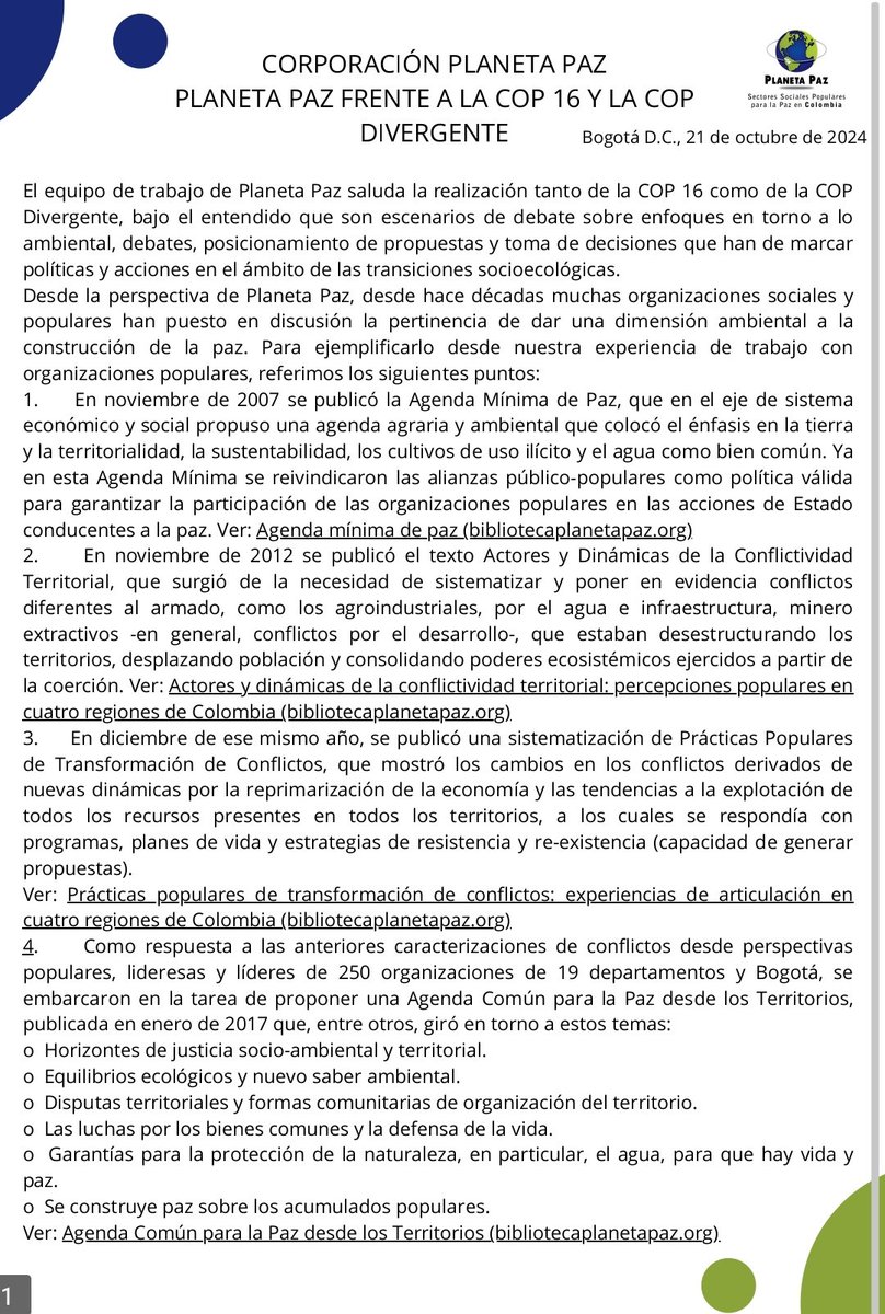Planeta Paz tweet media