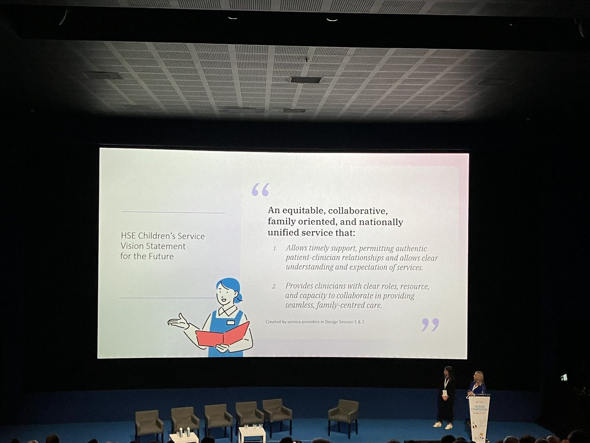 ProgrammeSpark's tweet photo. Rebecca Walsh, Director  of Service Design, BigMotive and Michelle Howard, Clinical Research Lead at @ProgrammeSpark discuss 'Designing for Complexity: Improving Access and Care Across Children’s Services.'

#BetterPublicServices #TransformationWeek https://t.co/mfebeqEx7Y
