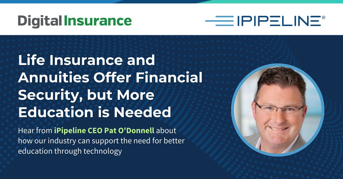 The insurance industry is in a season of change and the L&amp;A sector must not fall behind. 

Read more here: hubs.li/Q02VbFvg0 

#LifeInsurance #Annuities #Insurance #Insurtech #ThoughtLeadership #iPipeline