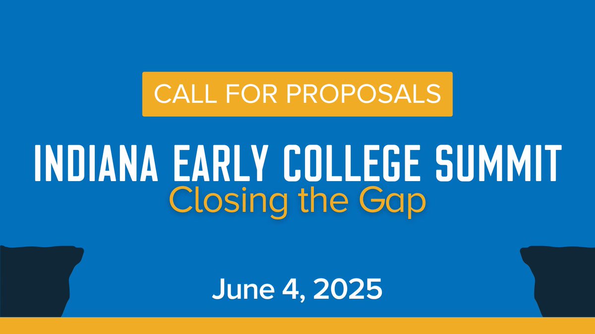 Proposals are now being accepted for the 2025 Indiana Early College Summit on June 4! Learn more and submit a proposal: cell.uindy.edu/about/events/e…