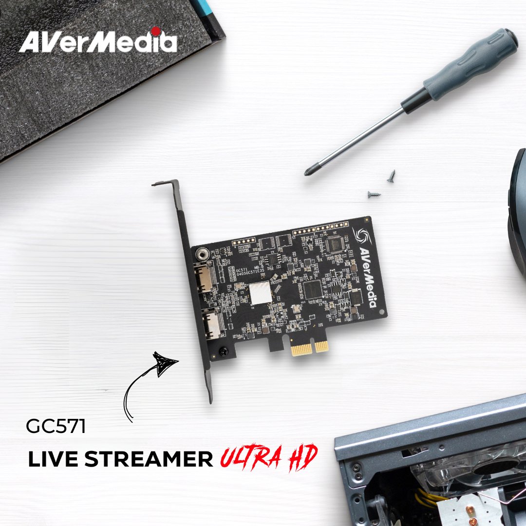 AVerMedia's tweet image. Crafted with a low-profile design with a powerful performance, the Live Streamer Ultra HD (GC571) make capturing easy on your PC!
 
CDN$80 OFF on Memory Express
hubs.la/Q02TWgtY0
 
#capturecard #webcam #HD #record #pcgames #pcbuild #gamebuild #gamecapture
