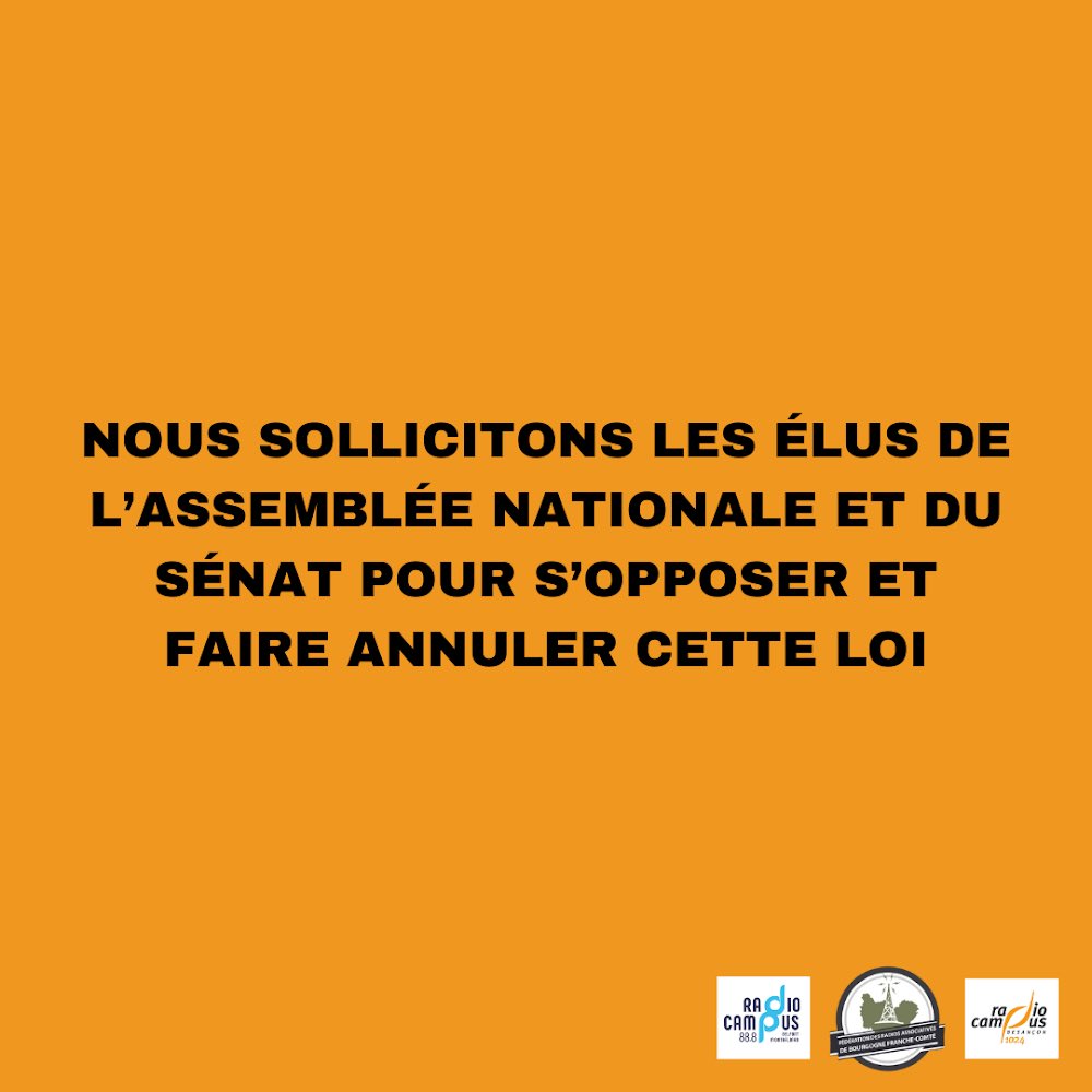 🎙️URGENCE🎙️ Cette coupe budgétaire menace la pérennité de nos radios. Les radios associatives sont un lieu de rencontres et un tremplin pour les futurs professionnels des médias nationaux. Merci à celles et ceux qui relaieront, l’avenir de nos médias locaux est en jeu.