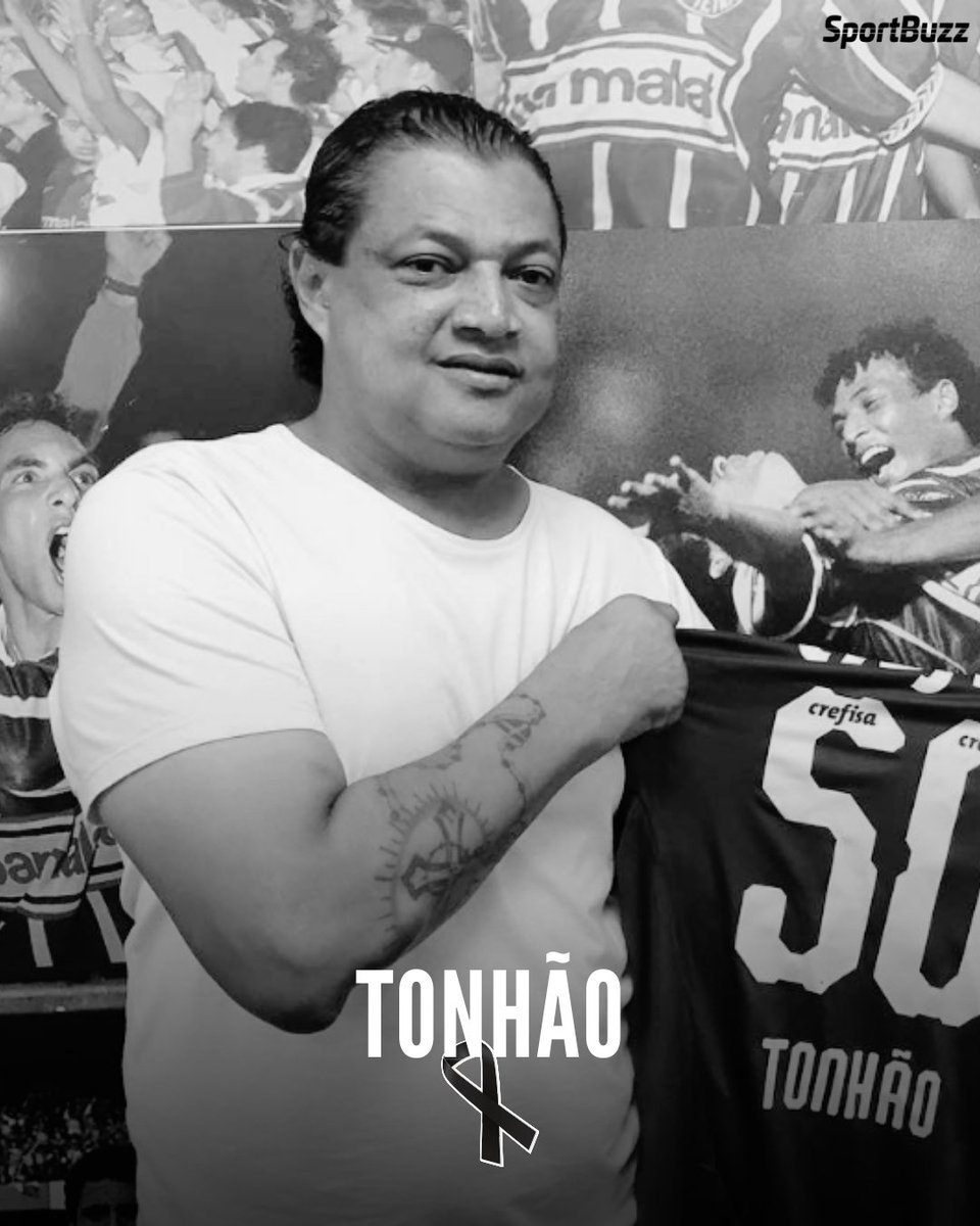 Sportbuzzbr's tweet photo. LUTO! 🖤😭 Ídolo do Palmeiras, Tonhão faleceu aos 55 anos de idade. O eterno defensor estava internado nos últimos dias.
O SportBuzz lamenta a morte de Tonhão e deseja forças aos familiares, fãs e amigos do ídolo do Verdão.
📷 Reprodução/Instagram
#tonhao #palmeiras #luto https://t.co/mupjartPA1