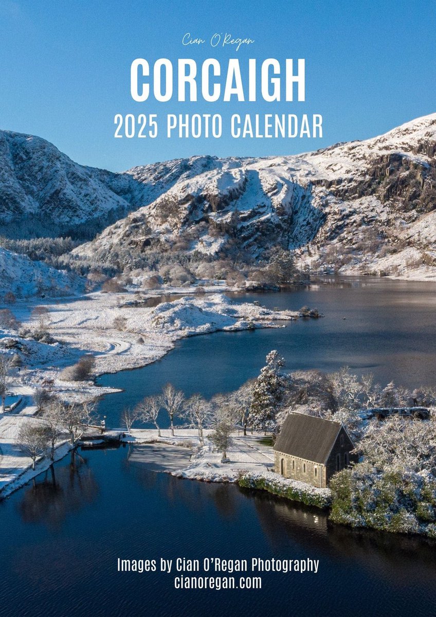 I’m delighted to share that my annual CORCAIGH photo calendar for 2025 is now available to order on my website at cianoregan.com/products/corca…

Featuring my own favourite images of #Cork, these will sell out in advance of Christmas so be sure to order early to avoid disappointment 🎁