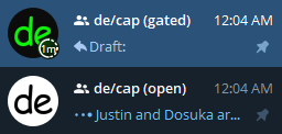 DeGodsNFT's tweet photo. you can now join de/cap gated with 100k $DEGOD

de/cap gated: https://t.co/zu7b5mKGwz
de/cap open: https://t.co/EZmda98xr4 https://t.co/WAq8NdETVX