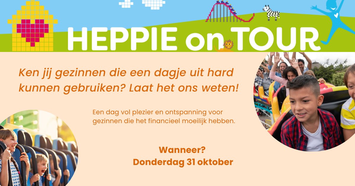 𝗪𝗶𝗹 𝗷𝗲 𝗺𝗲𝗲𝗿 𝗶𝗻𝗳𝗼𝗿𝗺𝗮𝘁𝗶𝗲 𝗼𝗳 𝗵𝗲𝗯 𝗷𝗲 𝗲𝗲𝗻 𝘃𝗿𝗮𝗮𝗴 𝗮𝗮𝗻 𝗟𝗮𝘂𝗿𝗲𝗲𝗻 𝗵𝗶𝗲𝗿𝗼𝘃𝗲𝗿? 𝗞𝗼𝗺 𝗶𝗻 𝗰𝗼𝗻𝘁𝗮𝗰𝘁 𝘃𝗶𝗮 𝟬𝟱𝟰𝟲 𝟰𝟴𝟭 𝟰𝟱𝟲. 
Samen zorgen we voor een onvergetelijke dag! 💛
#HeppieTour #HetVergetenKind #Twenterand