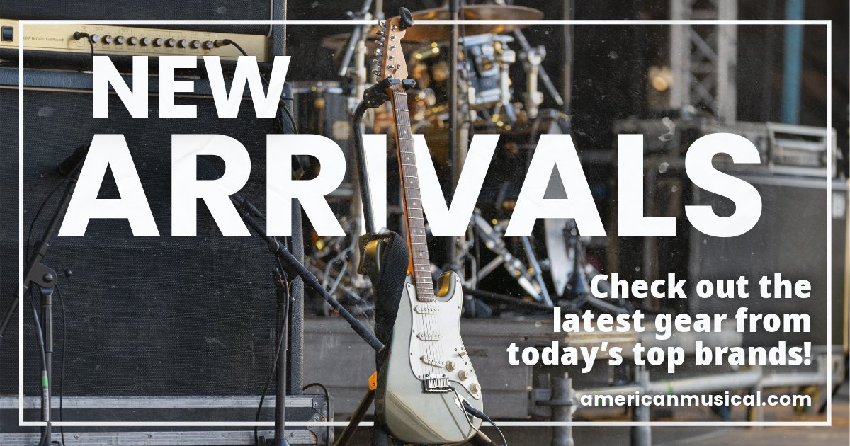 AmericanMusical's tweet image. All the latest products from the top brands in the music world, right here at #AMS. You don't want to be stuck with last year's fashions. Get the newest #gear that makes all your friends jealous. #newgear #musicgear #guitar

Shop new arrivals here: ter.li/AmericanMusica…