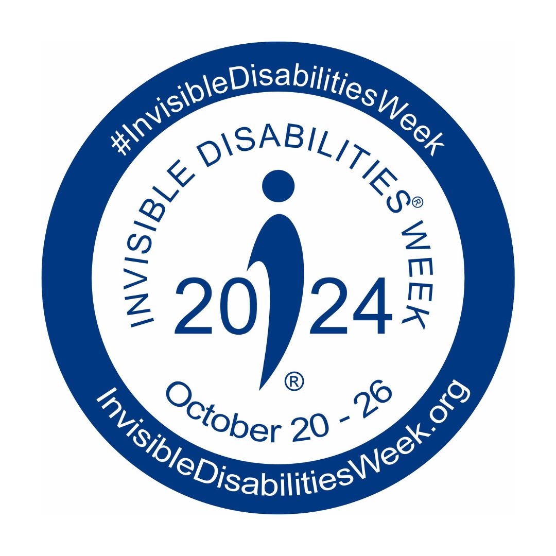 Many individuals with disabilities live with conditions that are not immediately visible, such as autism, ADHD, diabetes, fibromyalgia and more. Please join us in recognizing October 20-26 as Invisible Disabilities Week. #InvisibleDisabilitiesWeek