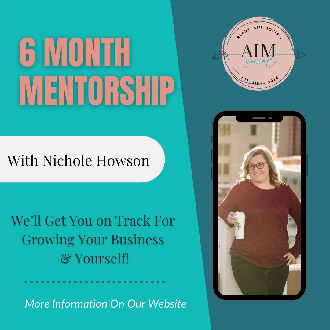 Looking to grow your business and get everything on track? That's what I'm here for.

Not only have I grown my business, but I’ve helped others grow theirs.

And now I’m ready to make it happen for you.

Read all about it and apply here!
aimsmmarketing.com/mentorship/