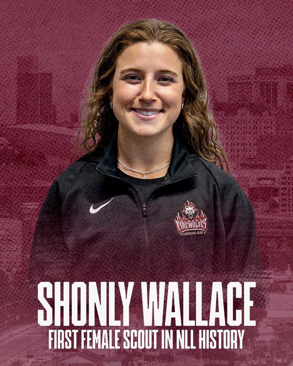 AlbFireWolves's tweet photo. Shonly Wallace makes history with the FireWolves and @NLL!

Congratulations to Shonly on becoming the first female scout in NLL history 👏👏👏

Learn more 👉 https://t.co/sk2bMNyHxI

#GetFiredUp🔥 https://t.co/YdEQrR3Pt2