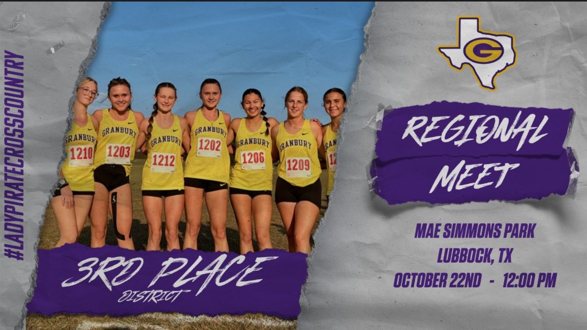 Regional Meet today! Let’s go Lady Pirates💜