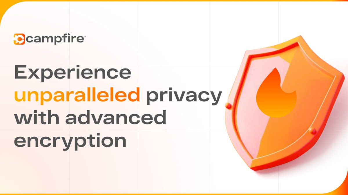 CampfireMeeting's tweet photo. Unbreakable Privacy with Campfire’s Advanced Encryption 🔒

At Campfire, security is more than a feature—it’s our foundation. Our platform encrypts every call with cutting-edge cryptographic protocols, guaranteeing that your conversations stay confidential and secure. 

For those who know their tech: think end-to-end encryption powered by a decentralized architecture. Your privacy is not just protected; it’s unbreakable.

Stay tuned for a communication experience that prioritizes your security like never before🎶