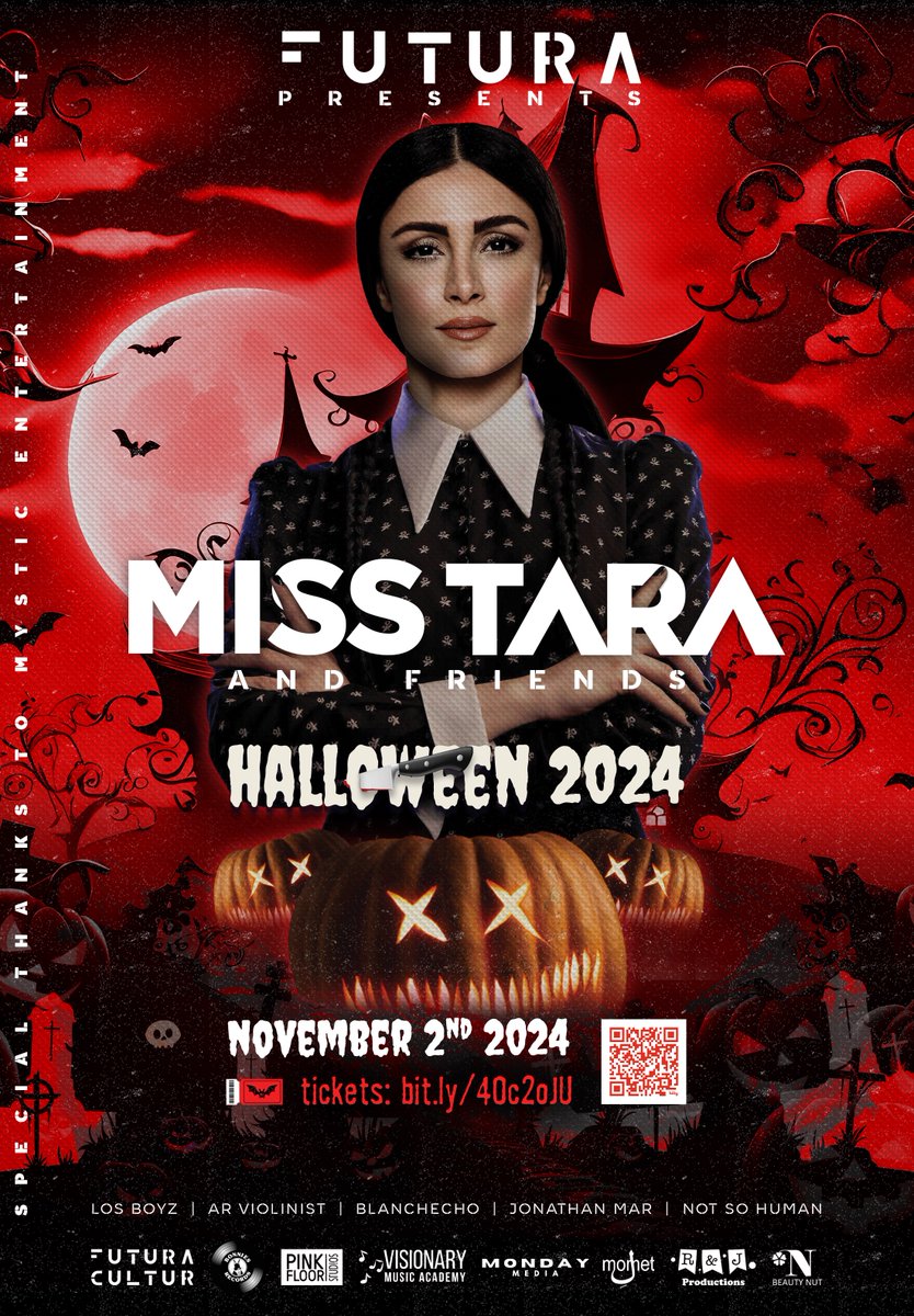 DJMissTara's tweet photo. Bringing the back into the Future! @futuracultur  x @BonniesRecords presents: Halloween 2024 w MISS TARA &amp; friends Nov 2nd Toronto! https://t.co/EaUtI6KQFj