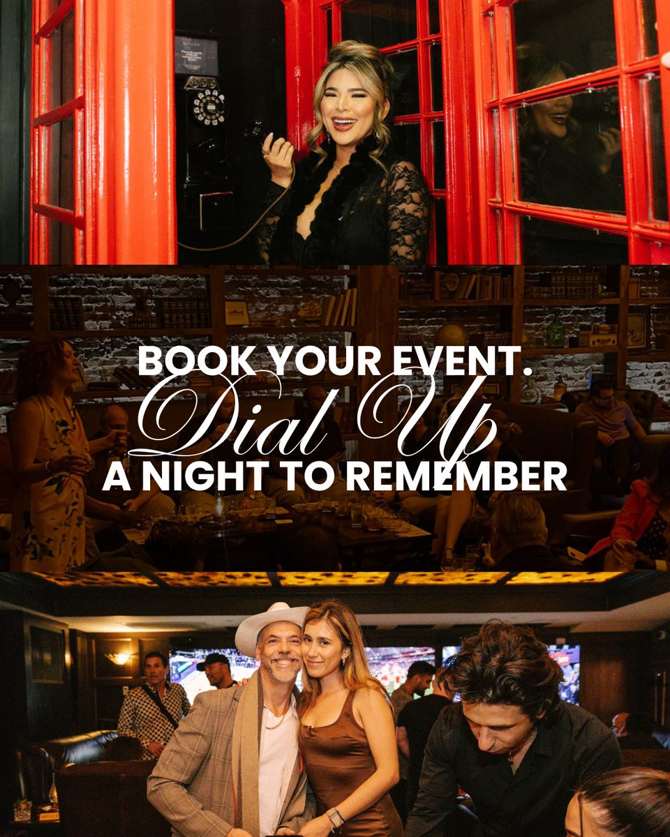rpbbuckhead's tweet image. Unforgettable events deserve a unique setting. Red Phone Booth offers both semi-private and private event spaces, perfect for your next gathering. Dial up a night to remember! Inquire today at redphonebooth.com/book-your-event (link in bio) 

#redphonebooth #privateevents #speakeasylife