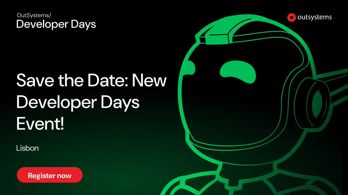 Mark your calendars! <a href="/OutSystems/">OutSystems</a> Developer Day is coming to Lisbon on November 19.

Get ready for expert tech talks, product insights, and your chance to get certified—all in one day. Spots are limited, so grab yours now! #OSDevDays bit.ly/3UjSvGb