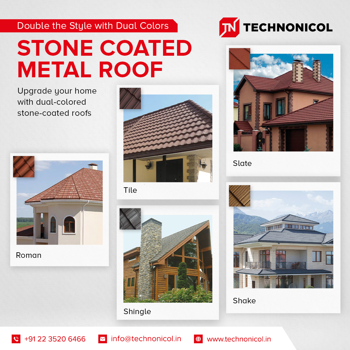 technonicol_in's tweet photo. Find the perfect color match for your home with our diverse palette of dual-colored roofing options
#technonicolindia #roofinginnovation #stonecoatedmetalroof #colorfulroofs #roofingdesign #roofing #dualtone https://t.co/BDGSBnhcJb