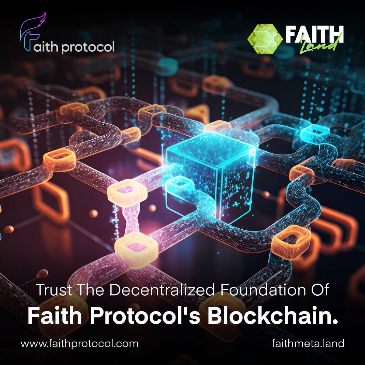 AusafAh62345302's tweet image. Trust the decentralized foundation of Faith Protocol&apos;s blockchain. 

Join us in shaping the future of decentralized finance and blockchain technology. 🌐🔒 

#FaithProtocol #DecentralizedBlockchain #BlockchainInnovation #CryptoSecurity #DigitalTransformation