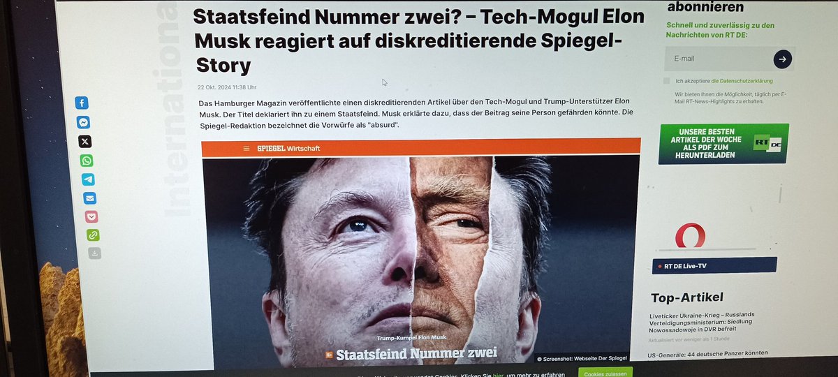 Ach ja der von Soros gekaufte Spiegel zeigt sein Rotes Gesicht des 👿