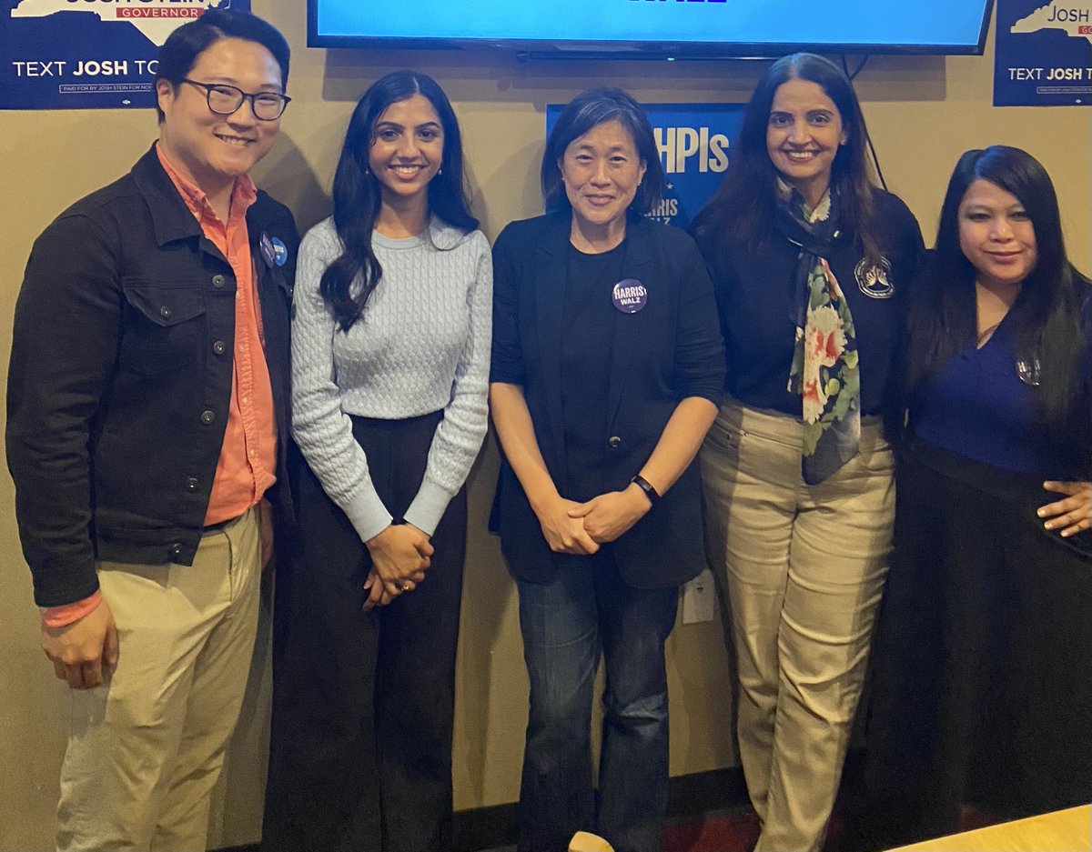 aapi_ncdp's tweet image. Thank you to everyone who joined us at our Day of Action, and a special thank you to the Honorable Katherine Tai!  

With your energy and commitment, we&apos;re making sure every AANHPI voice has an opportunity to be heard this election. 

#aapi #gotv #HarrisWalz #ncdemocrats #ncpol