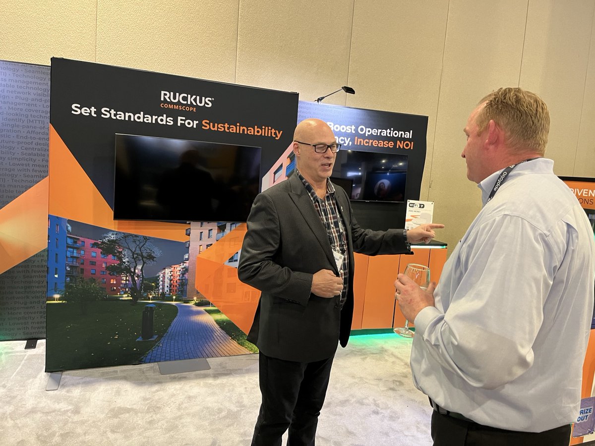 ruckusnetworks's tweet image. We&apos;re off to a great start at #OPTECH2024! 🚀 

Visit us at Booth #114 to explore groundbreaking #AI-driven tech like RUCKUS One and #RUCKUS AI. Discover how our Purpose-Driven Networking solutions can supercharge your MDU projects. ruckusnetworks.com/solutions/indu…
