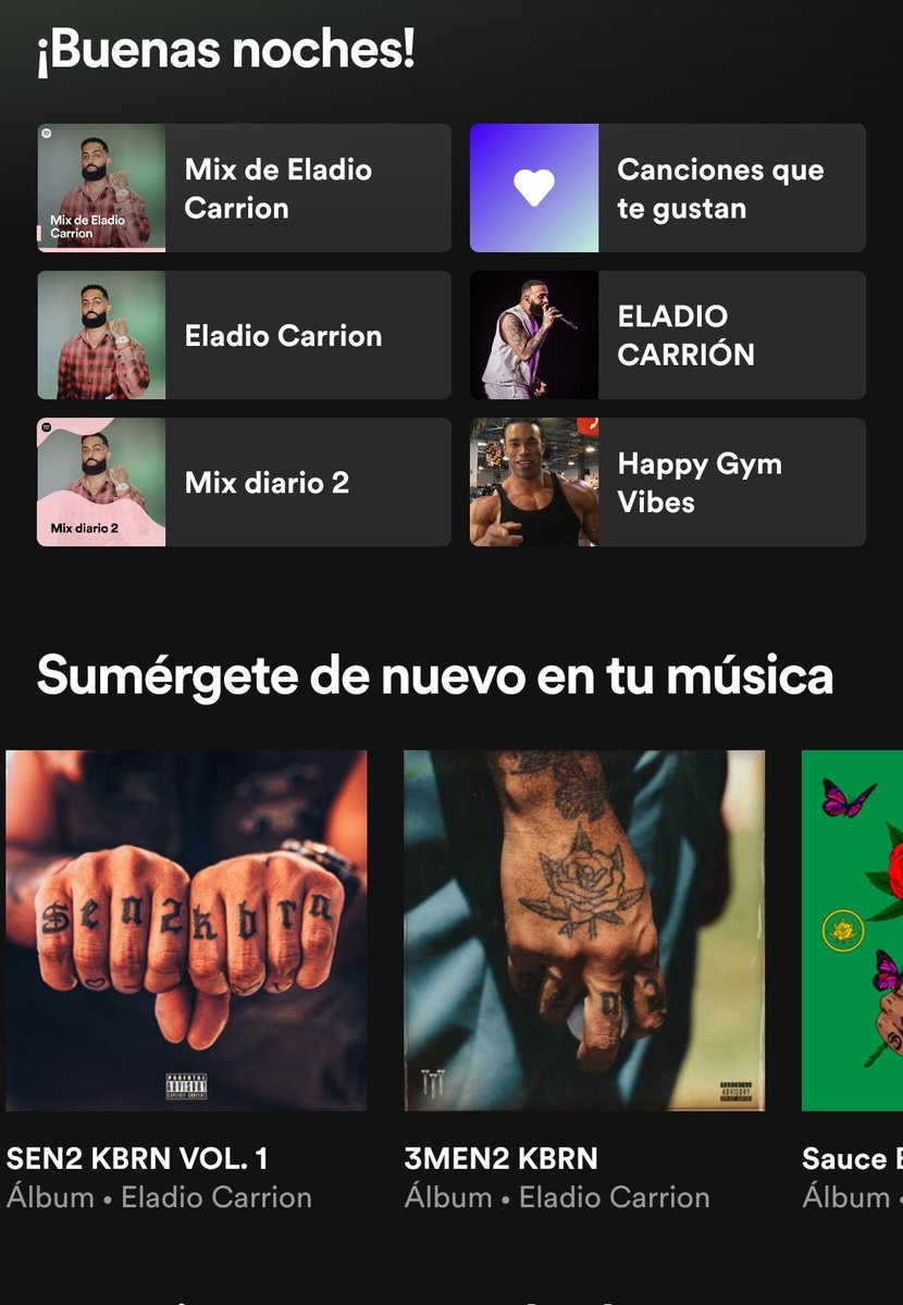 Es muy obvio mi gusto musical?
Spotify❌
Eladiofy?✅