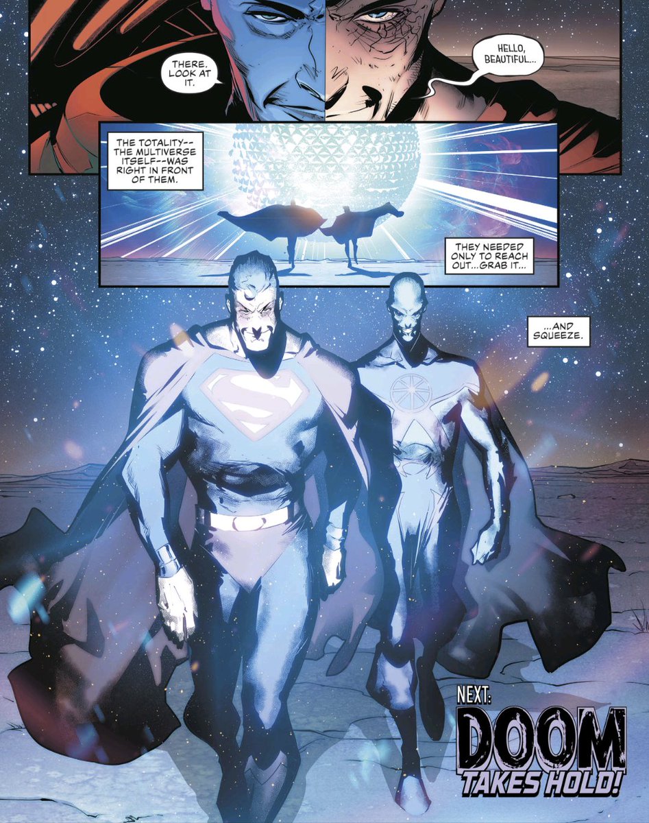 The Legion of Doom remains one step ahead of the Justice League in the race for the Totality, on the new episode of Truth Justice and Hope: a #Superman Podcast! Don't miss it 💥 
open.spotify.com/show/2SSC3Wm5a…