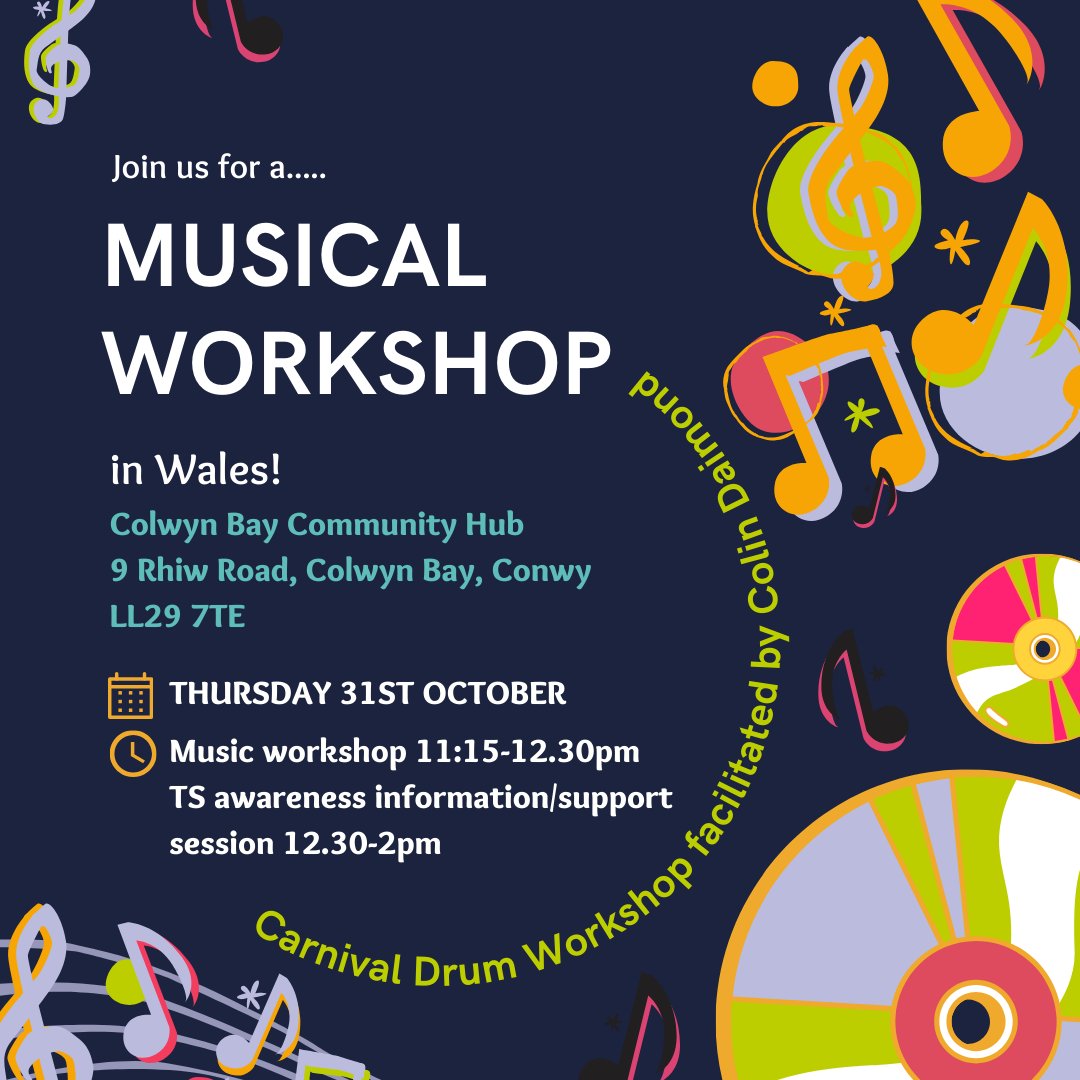 Niwrowahaniaeth Cymru/Neurodivergence Wales (@ndteamwales) on Twitter photo If you or someone you know has #TouretteSyndrome (TS) or tic conditions, then <a href="/tourettesaction/">Tourettes Action</a> (TA) want you to know they will be active in North Wales for two days in October.
See flyers below for information on how to get involved. If you or someone you know has #TouretteSyndrome (TS) or tic conditions, then <a href="/tourettesaction/">Tourettes Action</a> (TA) want you to know they will be active in North Wales for two days in October.
See flyers below for information on how to get involved.