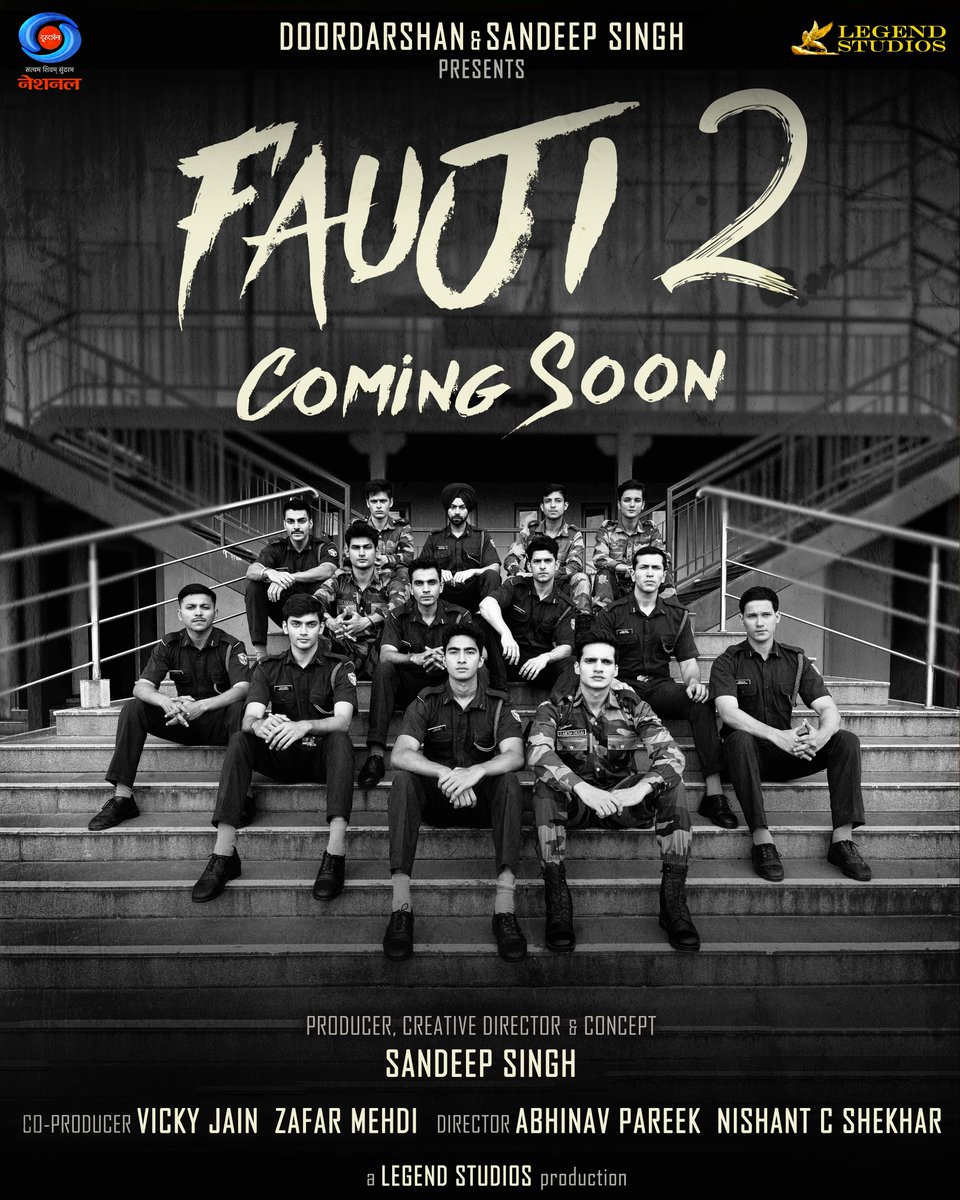 Sandeep Singh (@thisissandeeps) on Twitter photo The heroes have united. Prepare yourself, the Faujis are on their way!
Fauji 2 Coming Soon on DD National
Join us on this remarkable journey. Stay tuned for updates!
@ddnational <a href="/thisissandeeps/">Sandeep Singh</a> @gauahar_khan <a href="/jainvick/">Vicky Jain</a> @sharadk7
INTRODUCING
#AashishBhardwaj #UtkarshKohli The heroes have united. Prepare yourself, the Faujis are on their way!
Fauji 2 Coming Soon on DD National
Join us on this remarkable journey. Stay tuned for updates!
@ddnational <a href="/thisissandeeps/">Sandeep Singh</a> @gauahar_khan <a href="/jainvick/">Vicky Jain</a> @sharadk7
INTRODUCING
#AashishBhardwaj #UtkarshKohli