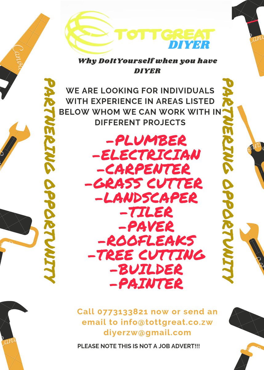 For all Hanyman services contact <a href="/tottgreatdiyer/">Tottgreat Diyer</a> why DoItYourself when ypu have the DIYer..