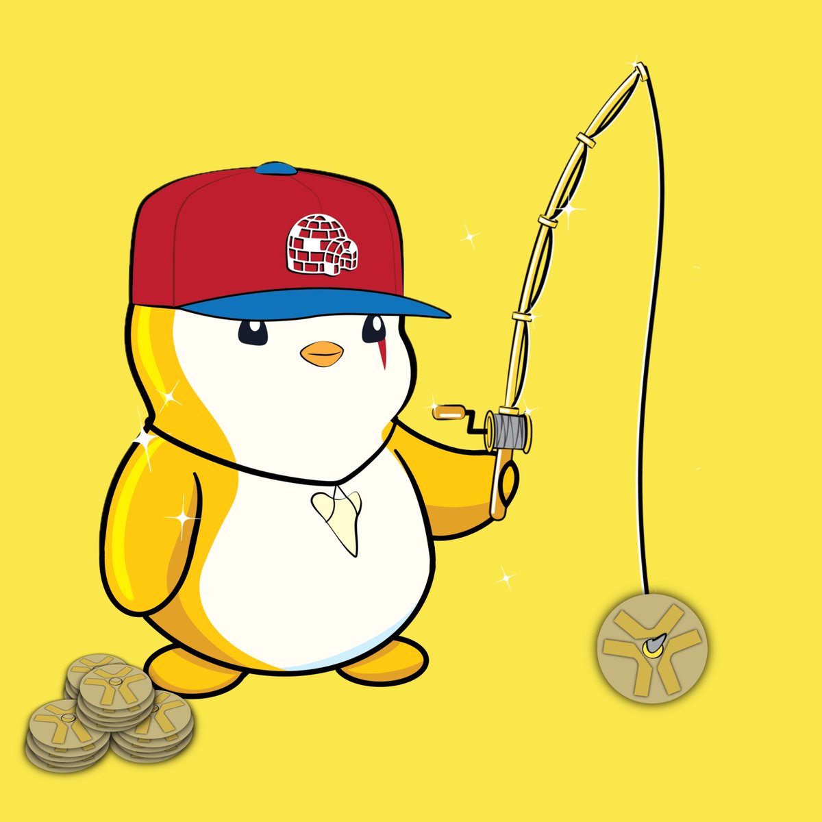 I had time on the airplane…
My Pudgy was collecting abstract chain points with his golden #Rog,
if they even exist 👀
I know nothing ✳️