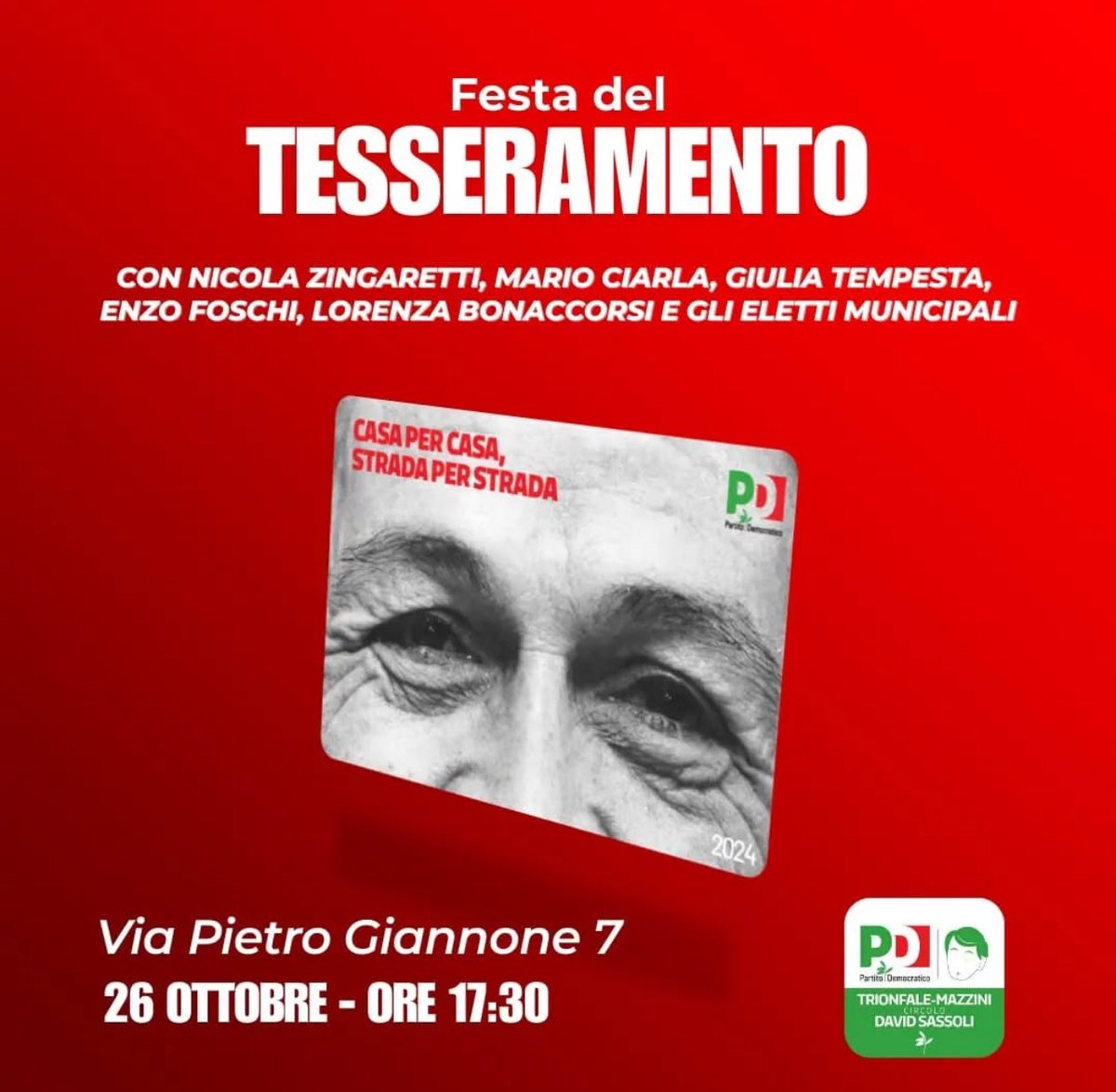 ci vediamo sabato!