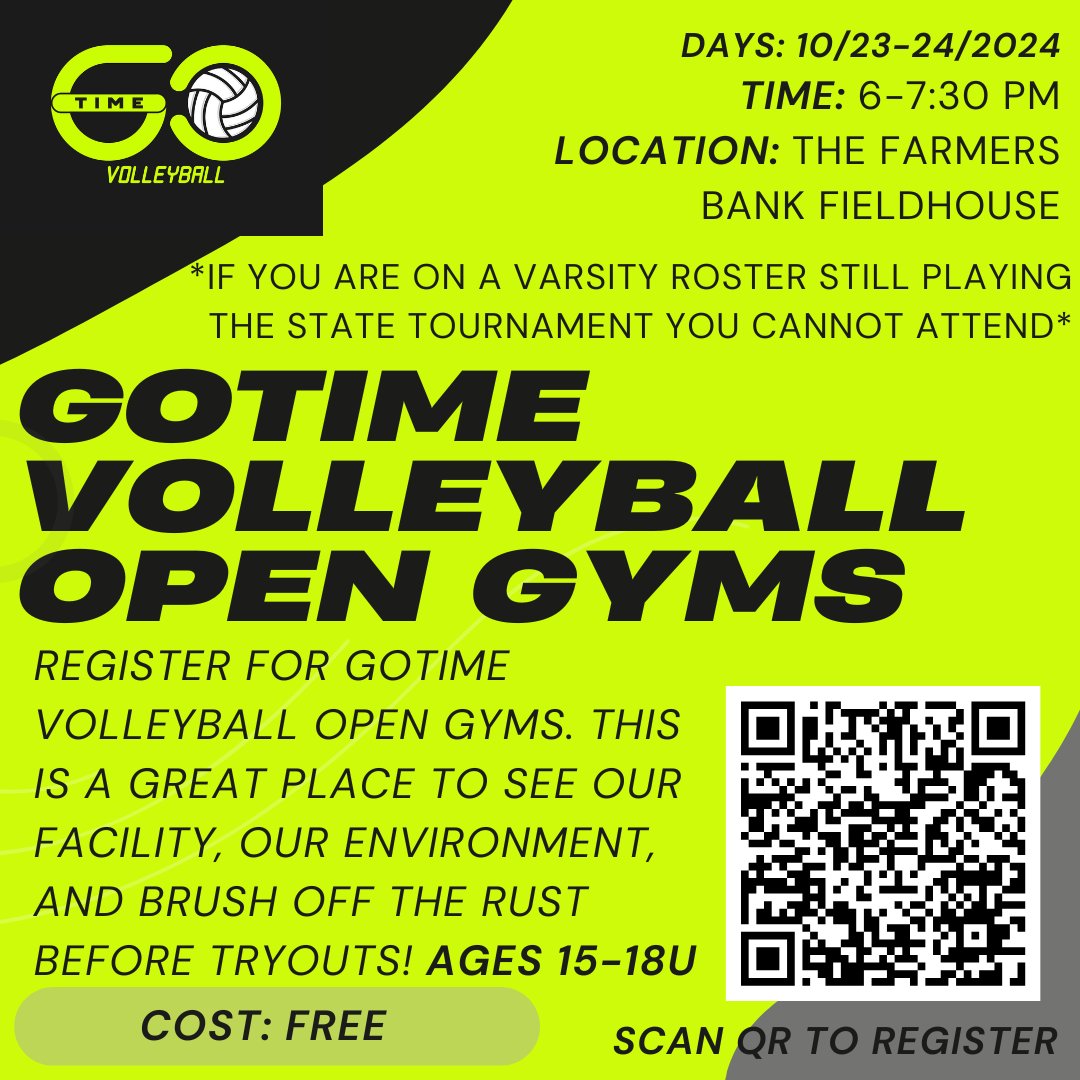 Join us this Wednesday and Thursday from 6-7:30 pm. We are so excited to invite our next round of athletes into the gym just bring your competitive energy! We only have 2 days of open gyms for ages 15-18 for this upcoming club season! 
Registration link: lebanonfh.leagueapps.com/events/4407995…