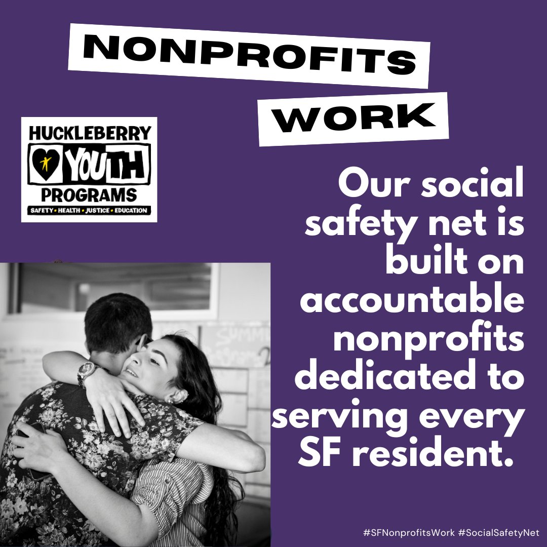 💜 Lifelines in Our Community 💜

Nonprofits in San Francisco aren’t just service providers; they’re our lifeline during socio-economic hardships. Their commitment to accountability ensures every resource counts! 💜

#SFNonprofitsWork #SocialSafetyNet