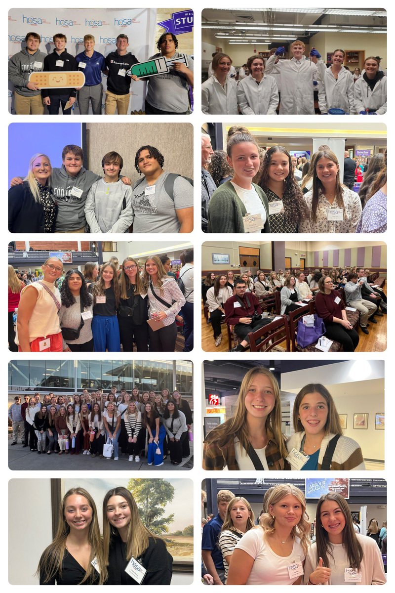 Excellent day of opportunity for our RC HOSA members. We took 53 students to the fall leadership conference at KSU Thursday. #healthcare #leaders #we🤍expos