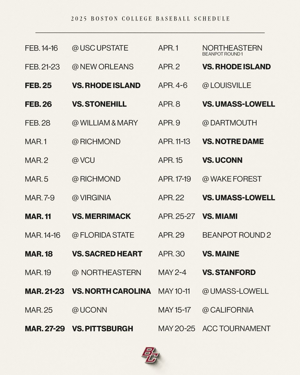 BCBirdBall's tweet photo. 🚨 Alert Alert 🚨

The 2025 #Birdball slate is here ⚾️

🔗 https://t.co/yKkZdHPNmM https://t.co/kfqX0voCLI