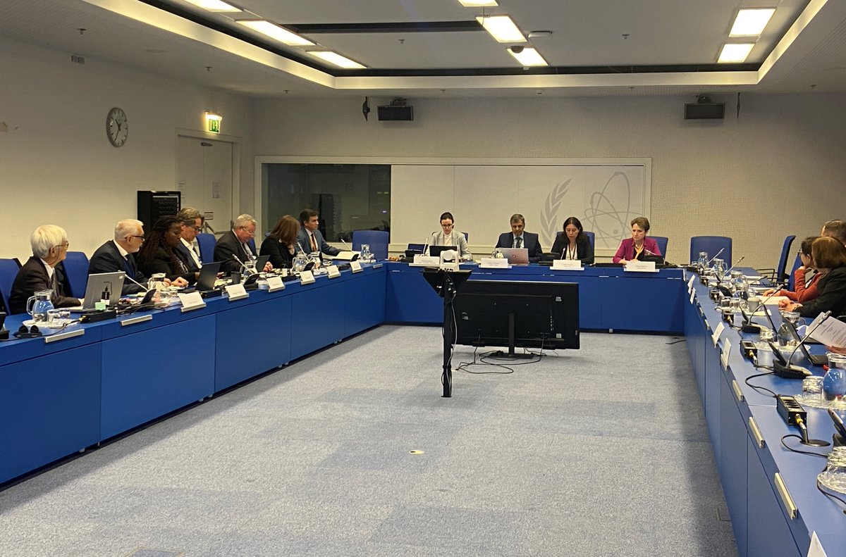 IAEANS's tweet photo. Lydie Evrard, @iaeaorg Deputy Director General and Head of the Department of Nuclear Safety and Security opened today the meeting of the Advisory Group on Nuclear Security #AdSec. DDG Evrard thanked the AdSec members highlighting that “their expertise and perspectives are essential in guiding the Secretariat’s efforts and ensuring that the Agency’s nuclear security programme remains responsive, resilient, and forward-looking”.
AdSec is a group of experts with high level of professional competence, convened by the #IAEA with the objective of providing authoritative advice and recommendations on current and emerging issues of #NuclearSecurity to the IAEA’s Director General.