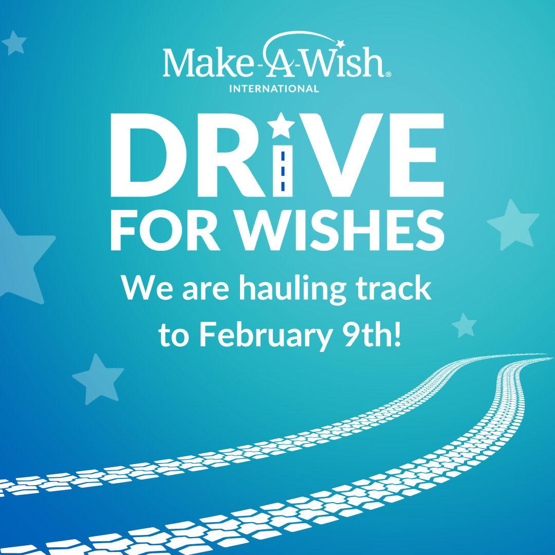 IMPORTANT ANNOUNCEMENT:  Our <a href="/iRacing/">iRacing</a>
charity event - DRIVE FOR WISHES - is being rescheduled for February 9, 2025!  Registration is open to grant wishes as we race the Petit Le Mans at tiltify.com/make-a-wish-in….  Thank you! #Simracing