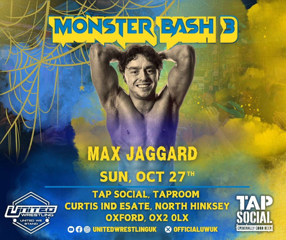 United Wrestling UK (@officialuwuk) on Twitter photo So with Josh's departure from Wrestling... It does leave us in a bit of a quandary "what to do with <a href="/MaxJaguard/">MaxJaguard</a>"
Anyone got any suggestions?
Guess we will find out on SUNDAY!
Some tickets still remaining ⏩
eventbrite.co.uk/e/738937039577…
🗓️ THIS SUNDAY
📍 <a href="/tapsocialbrew/">Tap Social Movement</a> OX2 0LX So with Josh's departure from Wrestling... It does leave us in a bit of a quandary "what to do with <a href="/MaxJaguard/">MaxJaguard</a>"
Anyone got any suggestions?
Guess we will find out on SUNDAY!
Some tickets still remaining ⏩
eventbrite.co.uk/e/738937039577…
🗓️ THIS SUNDAY
📍 <a href="/tapsocialbrew/">Tap Social Movement</a> OX2 0LX