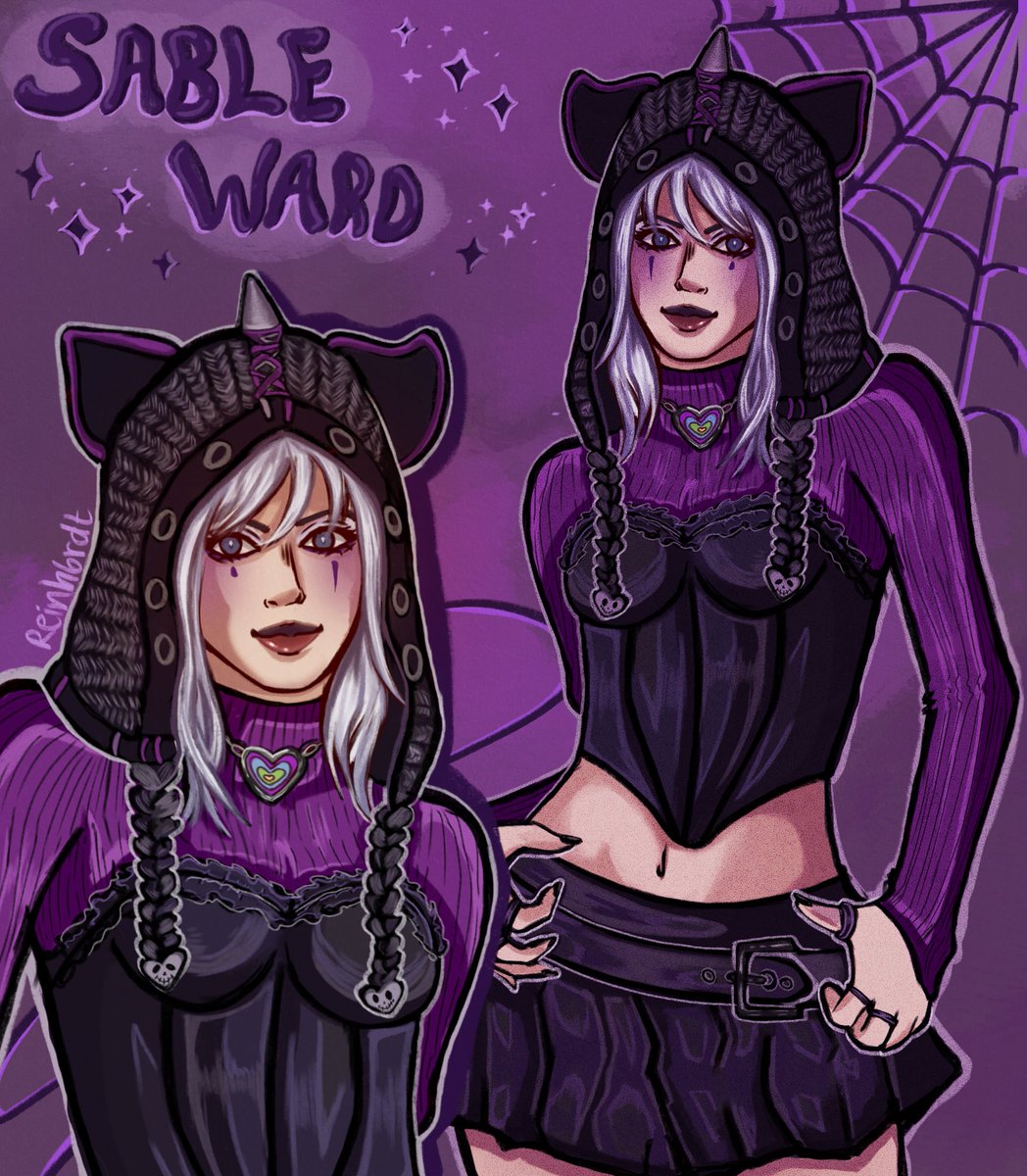 mochaibear's tweet image. some sable 🖤🖤#DeadbyDaylight #SableWard