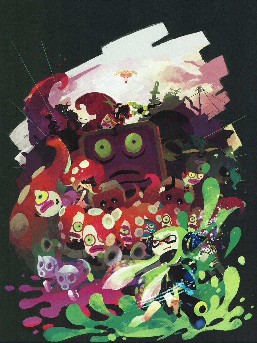 SwitchySh4rky's tweet photo. when you realize splatoon 1 will be a decade old in 7 months. https://t.co/GZnM9zl4m8