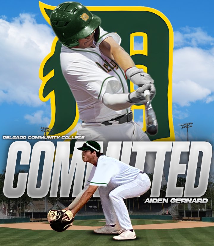 Congratulations to 2025 Infielder Aiden Gernard of Archbishop Rummel HS and SWFL 2025 on his commitment to JUCO power Delgado Community College. We are very proud of your accomplishments and can’t wait to see what the future holds. <a href="/AidenGernard/">Aiden Gernard</a> <a href="/rummelbaseball/">Rummel Baseball</a>