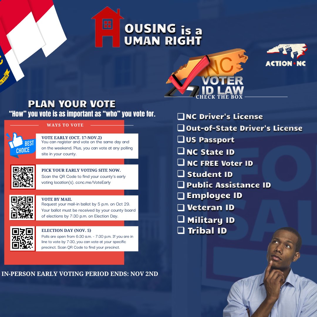 Action_NC's tweet image. 🌟 Join us in the fight for voting rights &amp;amp; housing justice!

We need passionate volunteers for phone banks this Thu Oct 24 &amp;amp; next Wed Oct 30 from 6 PM to 8:30 📞

No experience needed—just ur desire to help!

Sign-up ⤵️ secure.everyaction.com/zvz8PiQMBESo6L…
#vote #freeswag