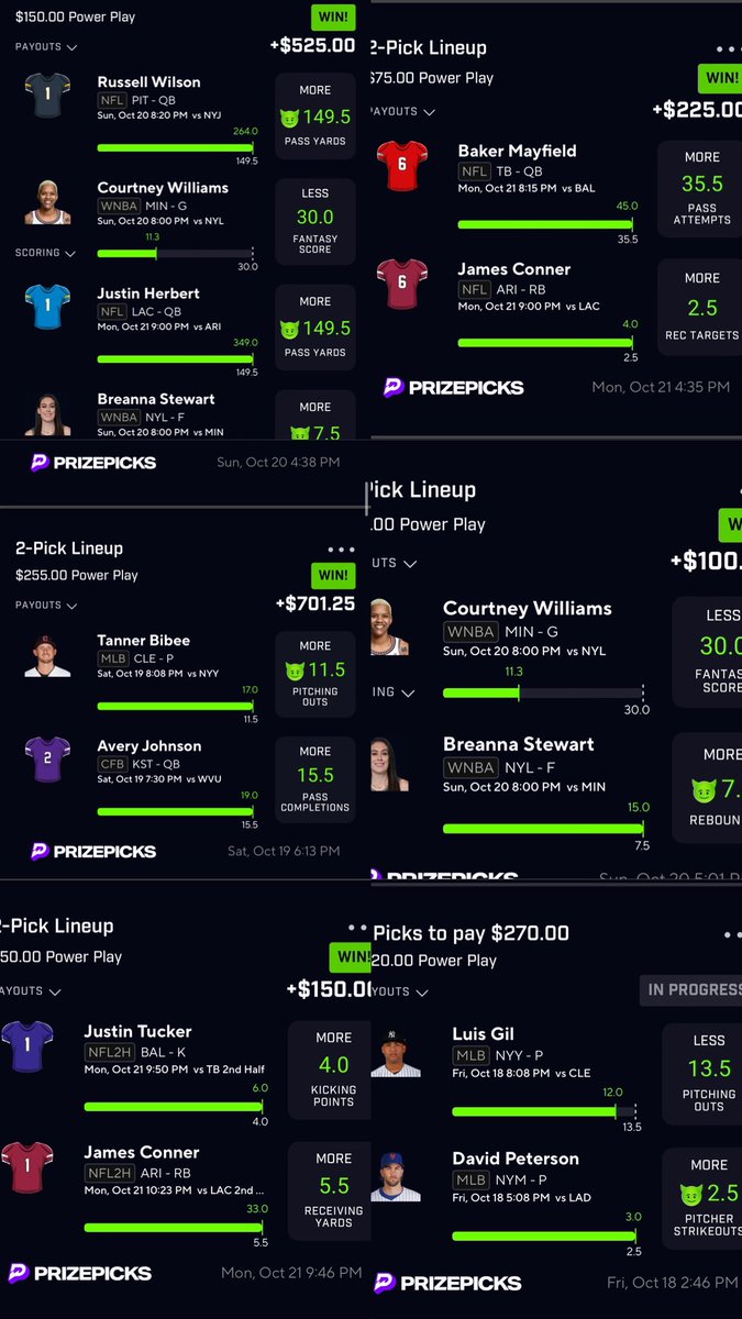 JUSPICKZ's tweet photo. Past week in discord premium 🍀🍀🔥🔥. Follow , Like , Comment cash app Repost will be giving away  $20 giveaway . Perfect for NBA TONIGHT😈😈. Link in bio to join . https://t.co/IBgcpvXff5