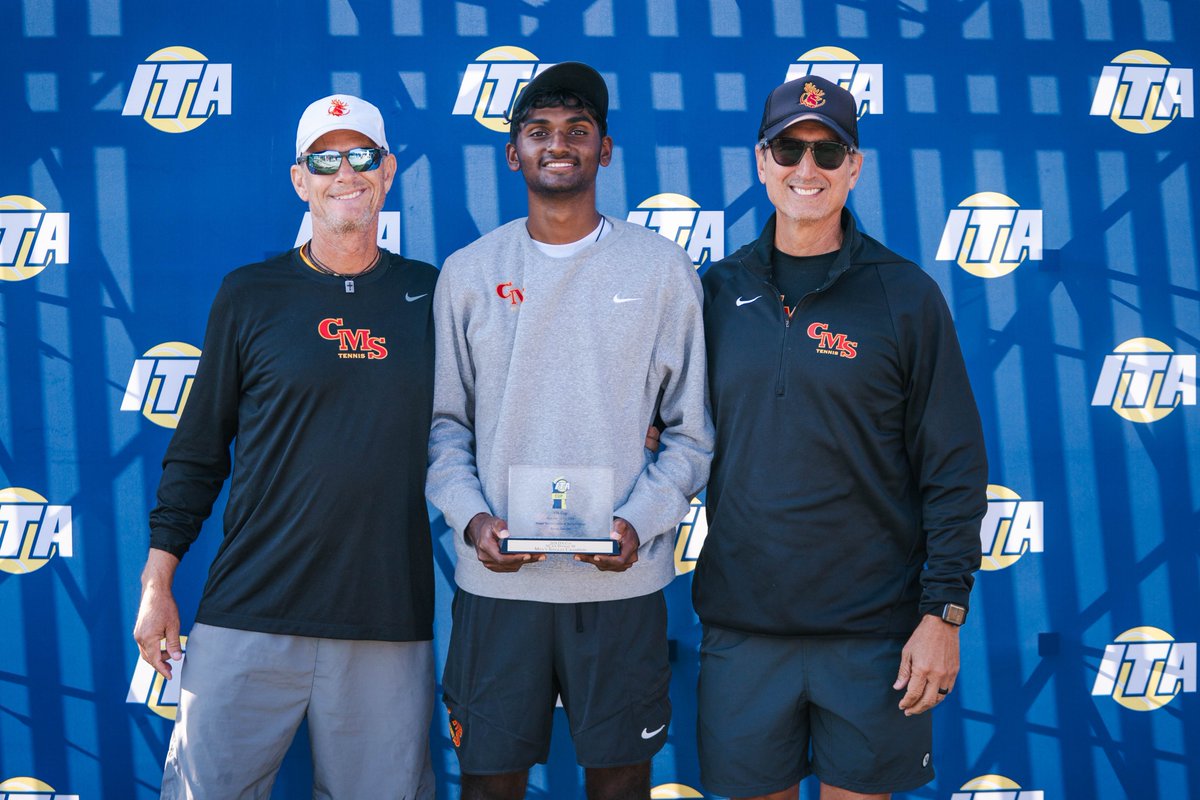 Sportsmanship Award Winners 🏆

Congratulations to Ashley Simes (Lee) and Advik Mareedu (CMS) on being named the 2024 ITA Cup James O’Hara Sargent Sportsmanship Award Winners!

📰 bit.ly/4dVM0Ab (Read More)

#WeAreCollegeTennis | #ITACup