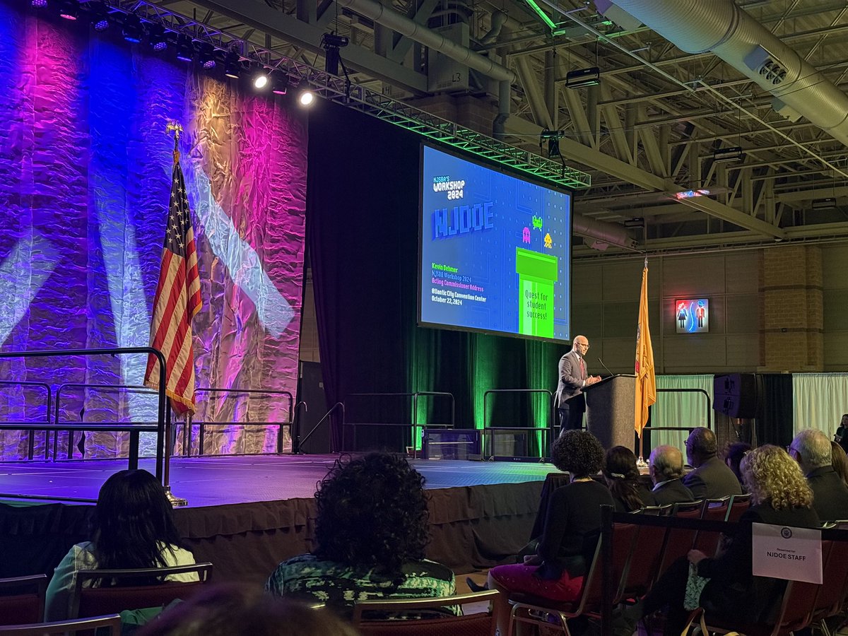 At #workshop2024  Acting Commissioner of Education Kevin Dehmer delivers his keynote. <a href="/njsba/">NJSBA</a>