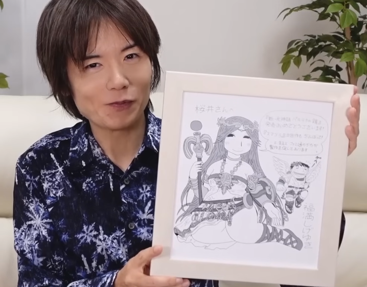 okidokidev's tweet photo. mr. sakurai thank you for your youtube channel being a wonderful resource for people aspiring to enter the gaming industry and offering your wealth of knowledge and experience but especially for bbw palutena https://t.co/CATs47Bk0H