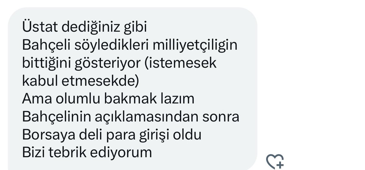 MHP’nin devleti ve halkı boğan tavırlarını bırakıp Batı’nın istediği çözüm sürecine gireceğini ve bununla da borsaya bir para girişinin olacağını biliyordum. İşte bu nedenle “Borsa için yaz sonunu bekleyin” dedim. Bundan sonrasında Can Atalay ve Osman Kavala’nın tahliyesi var.