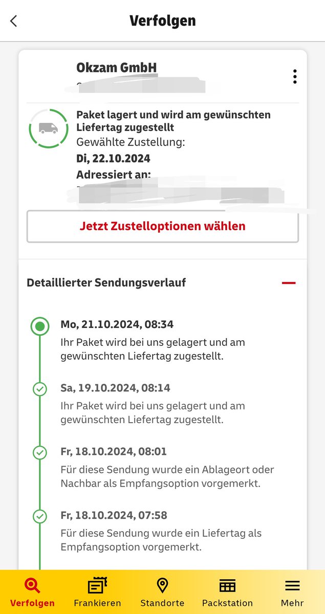 SwisherDavyeon's tweet photo. @DHLPaket hallo, wie kann das sein? Heute war der ,,gewünschte liefertag" ! https://t.co/BxRA9VpBhz