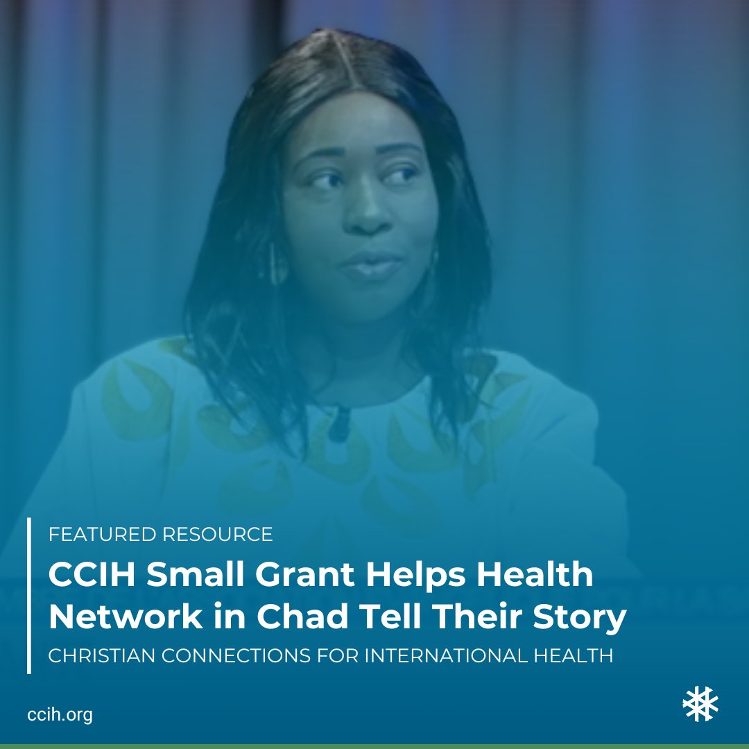 In 2023, a CCIH Small Grant was awarded to <a href="/aesttchad235/">Association évangélique pour la santé au Tchad</a>, a network of evangelical health facilities in Chad. This led to Mogode Judith, AEST's Program Manager, appearing on the morning show Lalekou. 
Read more: 🔗 ow.ly/HYQy50TR3zP 🌍