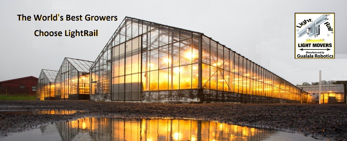 GualalaRobotics's tweet image. LightRail grow light movers: The single best grow light efficiency product on the market. LightRail3.com #lightmover #greenhouse #hydroponics